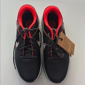 Nike Victory Pro 3 NN Black Bright Crimson size 10.5 Golf Shoes